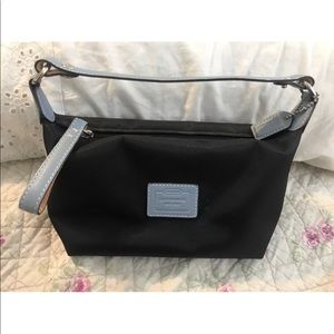 Coach top Handle Fabric Bag Leather Handle